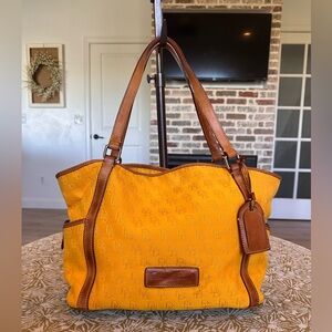 Dooney & Bourke Mustard Yellow Tote